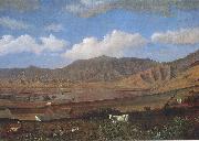 Enoch Wood Perry, Jr. Kualoa Ranch, Oahu oil painting on canvas